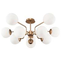 Kronleuchter Erich Messingfarben max. 40 Watt - Messingfarben, Trend, Glas/Metall (90,7/34/90,7cm) - MAYTONI