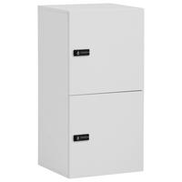 Garderobna Omara Locked, Bela - bela, Design (45,4/92,6/40,7cm) - MID.YOU