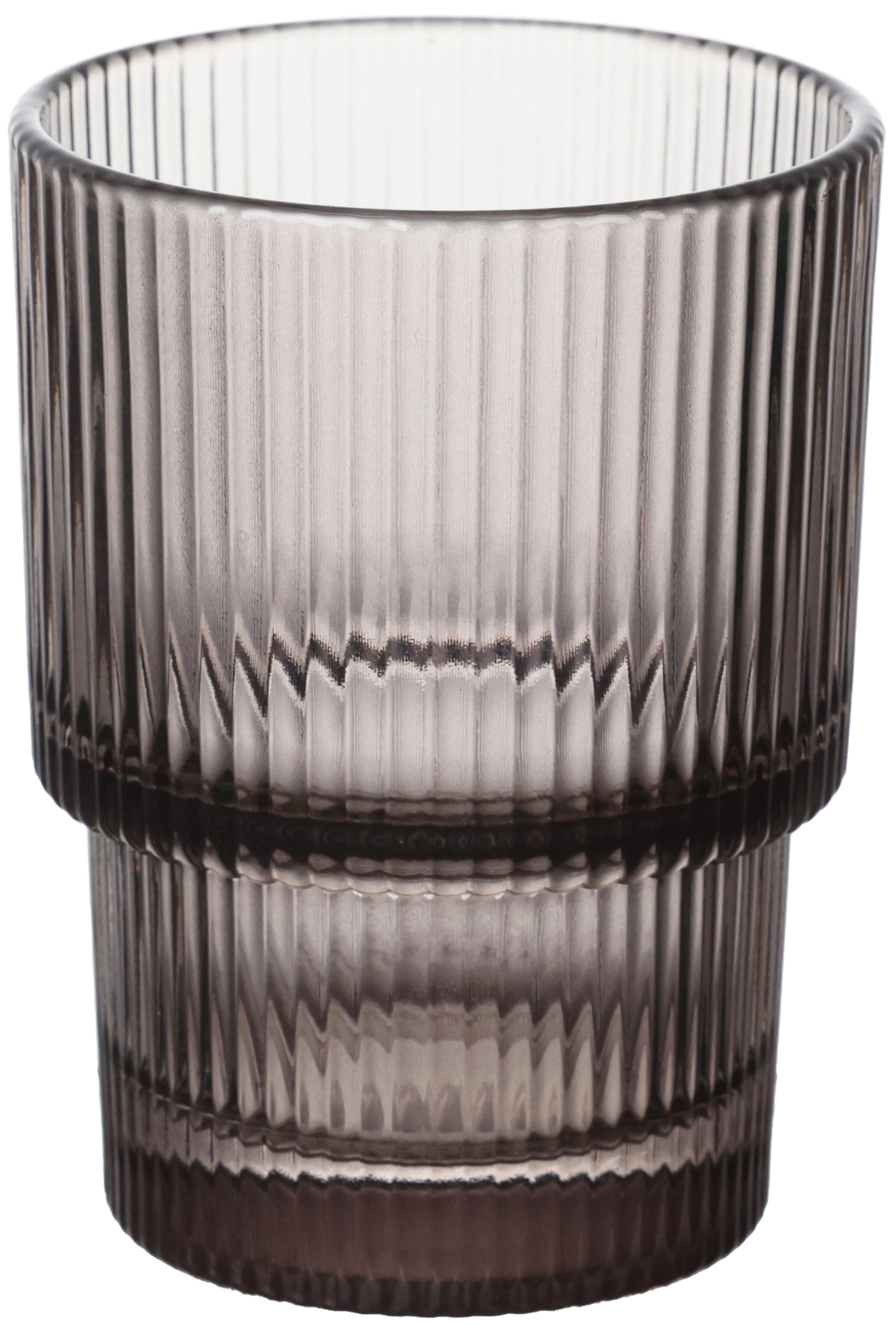 Pohár Moody Winter - szeder, Modern, üveg (6.9/9.2cm) - Modern Living