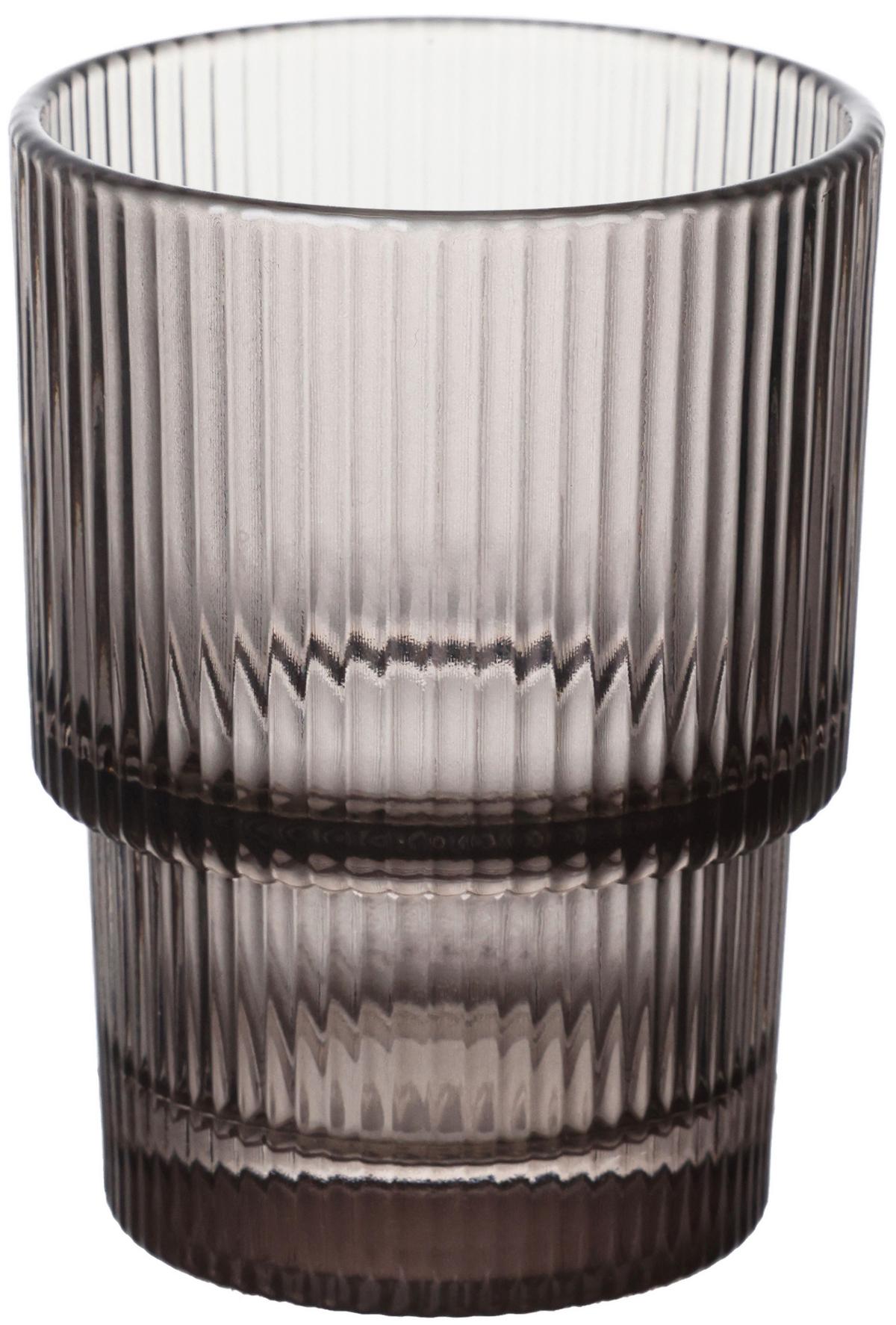 Pohár Moody Winter - szeder, Modern, üveg (6.9/9.2cm) - Modern Living