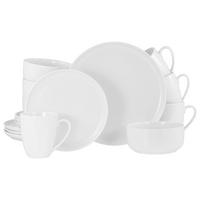 Kombinirani Servis Scandi White, 16-Delni - bela, Basics, keramika - Creatable