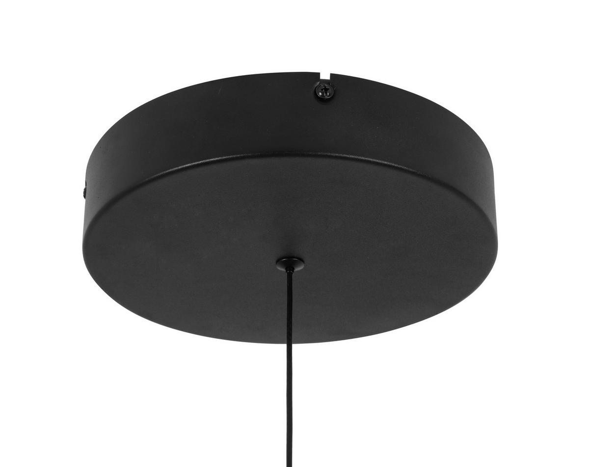 LAMPA WISZĄCA LED NIMA - czarny, Design, tworzywo sztuczne/metal (21/200cm) - Novel