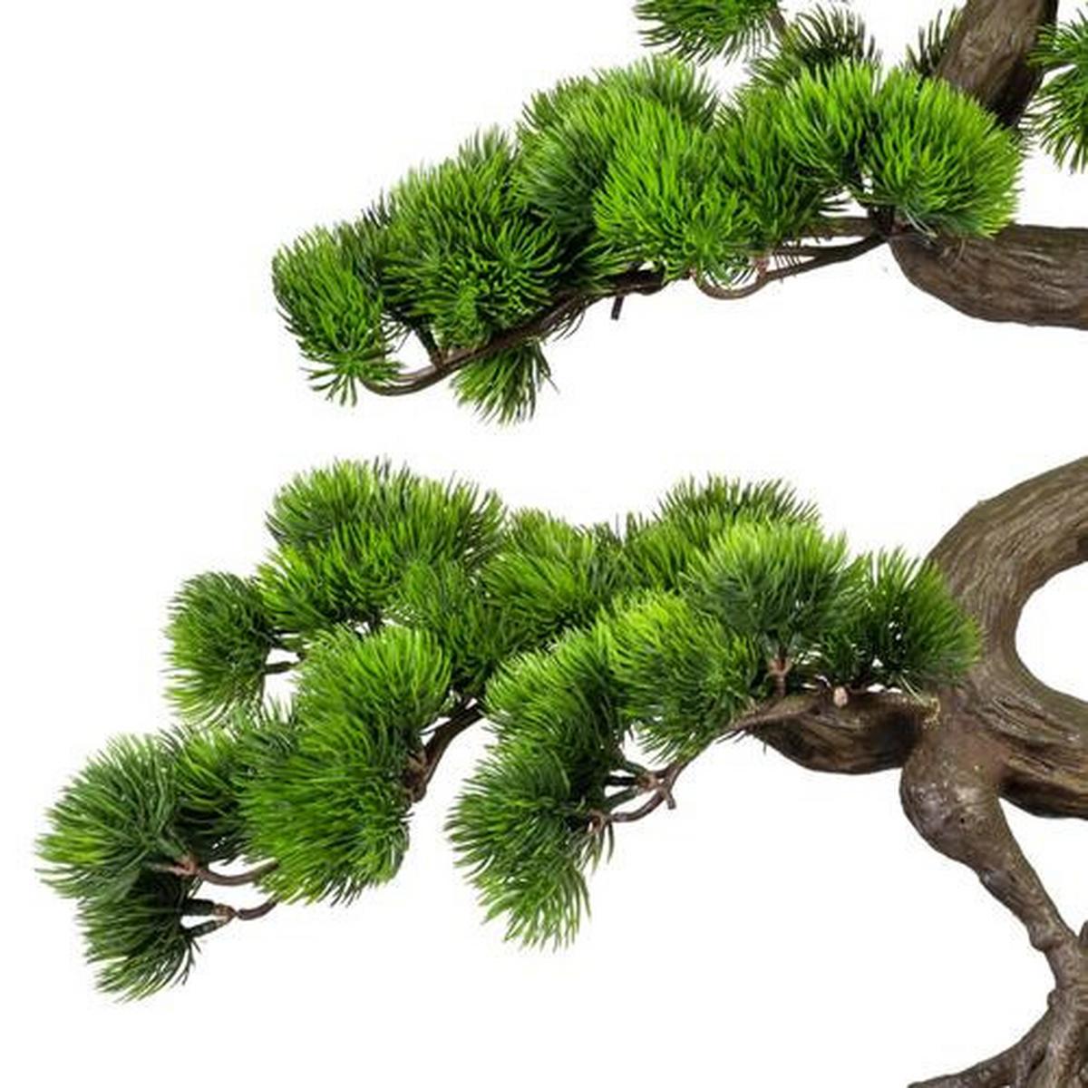 Kunstpflanze Bonsai ca. 65cm - Schwarz/Braun, Basics, Kunststoff (50/65cm) - P & B