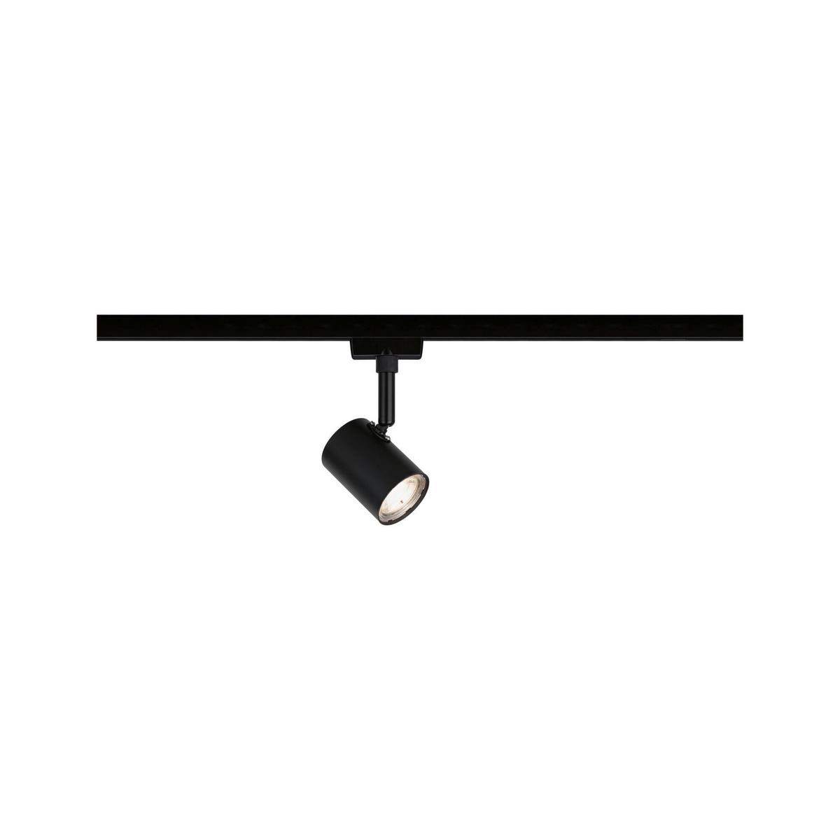 Schienensystem-Strahler Urail Limba Schwarz max. 4 Watt - Schwarz, Design, Glas/Metall (15/7/5cm) - Paulmann