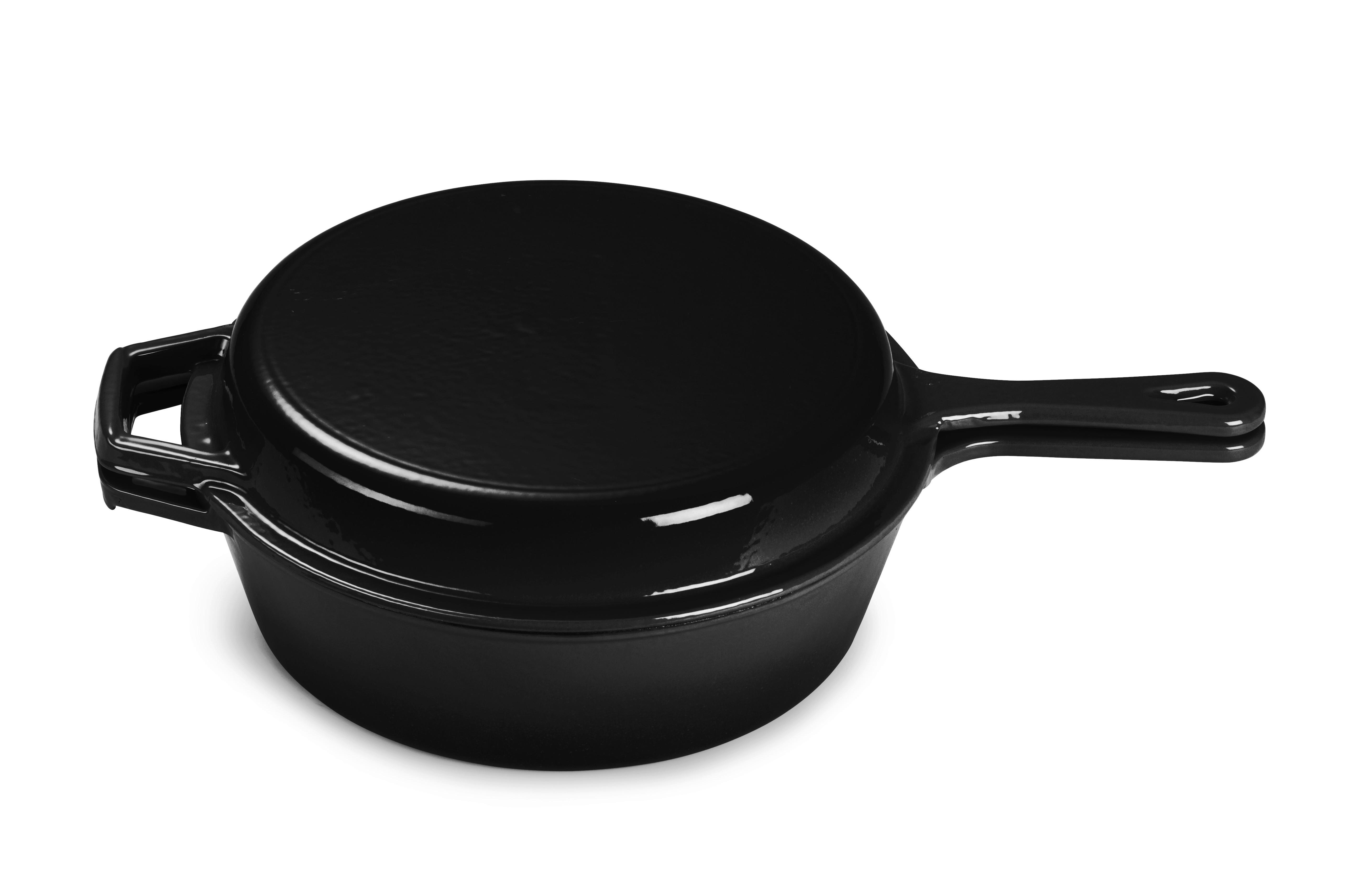 Főzőedénykészlet Ew-Ge-1308s - fekete, Basics, fém (26,5cm) - Echtwerk