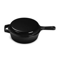 Főzőedénykészlet Ew-Ge-1308s - fekete, Basics, fém (26,5cm) - Echtwerk