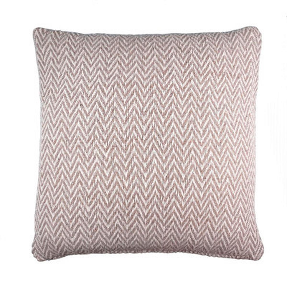 PODUSZKA DEKORACYJNA 7003GGCY02 - taupe, Basics, tkanina (45/45cm)