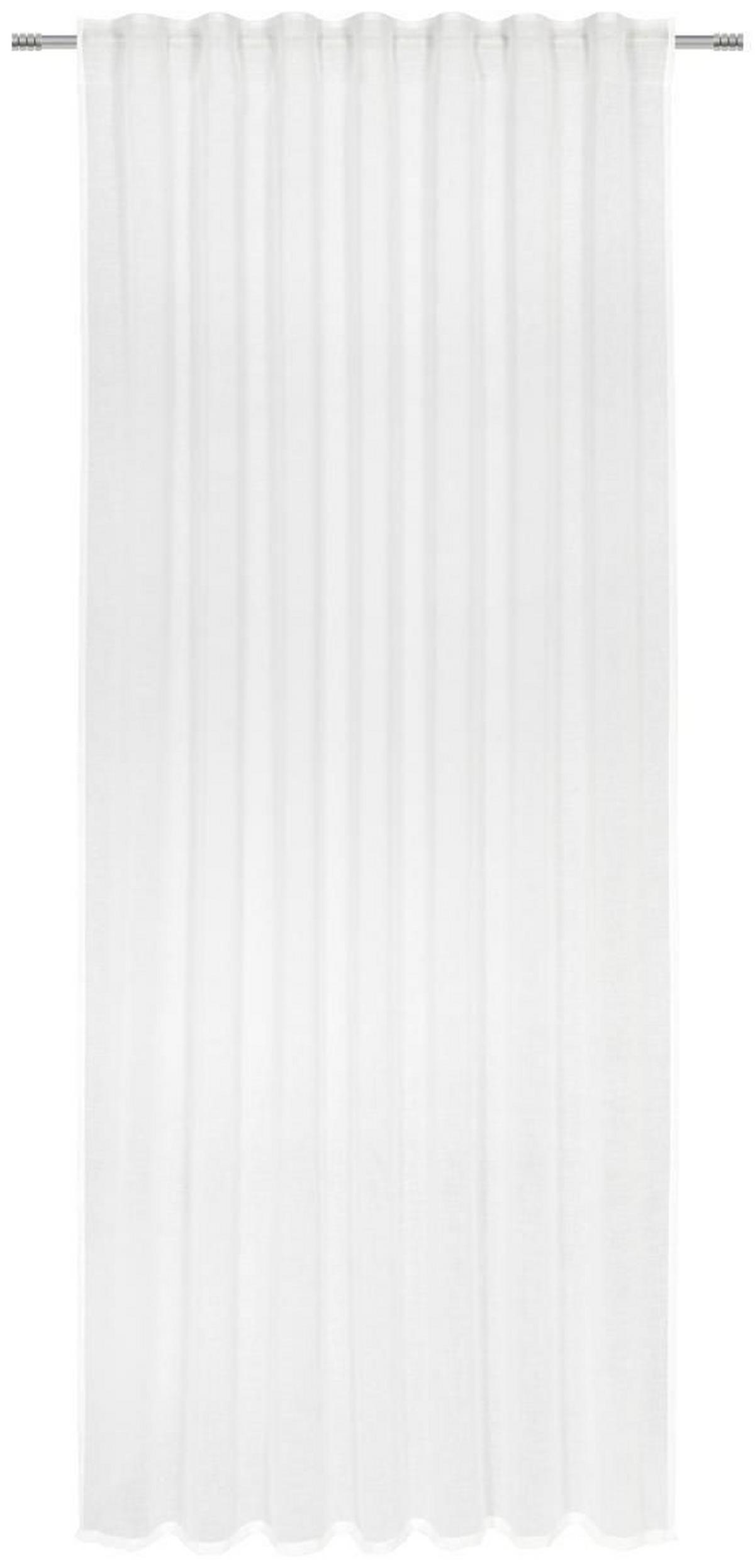 Készfüggöny Sigrid 140/300cm - fehér, Modern, textil (140/300cm) - Premium Living
