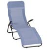Gartenliege Anco Hellblau Stahl - Anthrazit/Hellblau, MODERN, Textil/Metall (72,5/103,5/144cm) - Siena Garden
