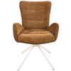 STOL MED ARMSTÖD STELLA - beige/brun, Design, metall/textil (58/91/65cm) - Mömax