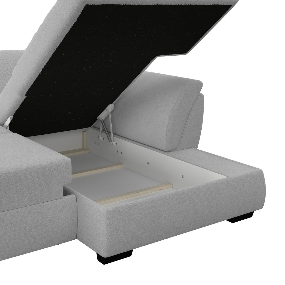 COLțAR BERISSO NEW - gri deschis, Konventionell, textil (278/187cm) - Ondega