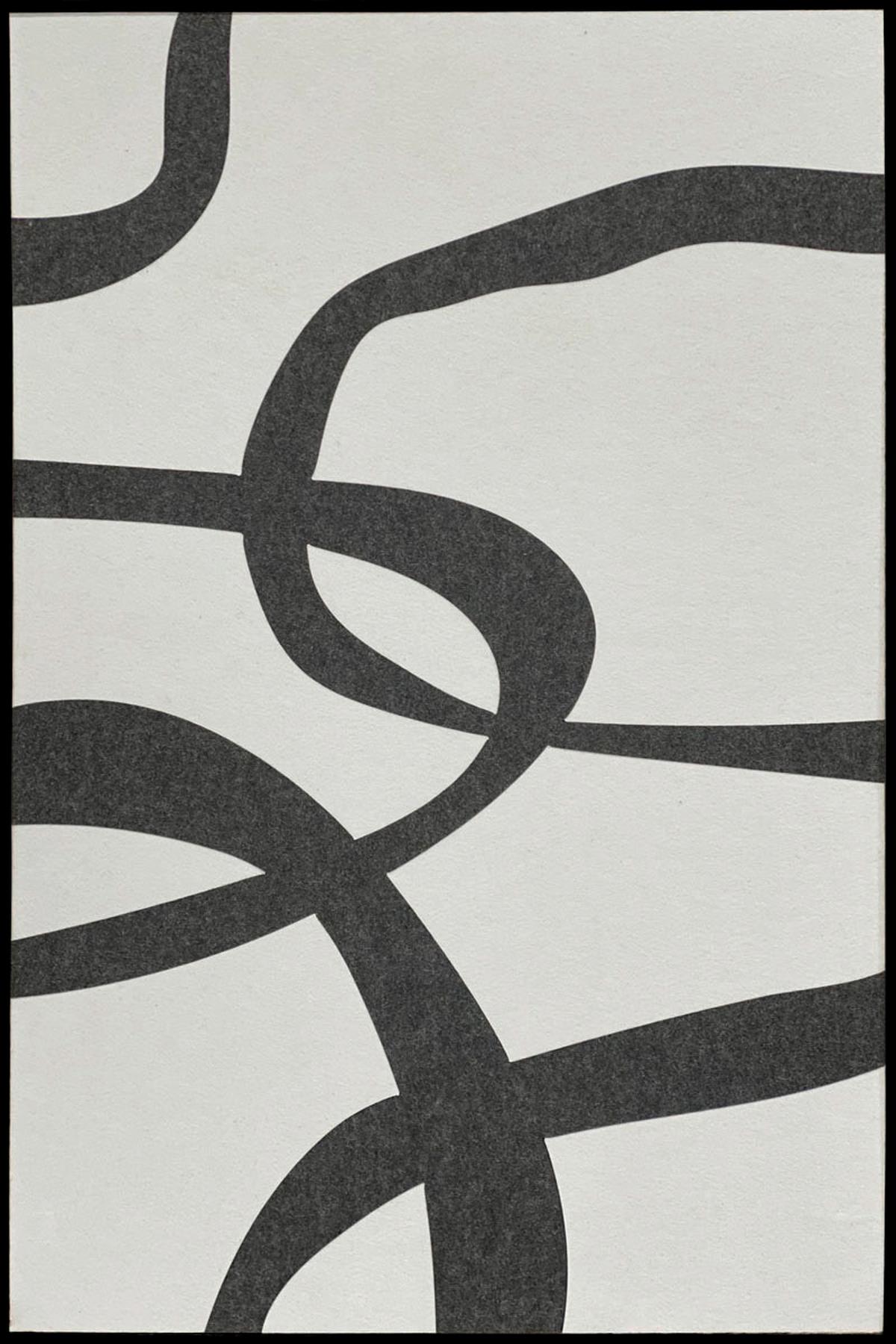 BILD feltro-1-b-80x120-akvelt-bakzw - Weiss/Schwarz, Basics, Holz/Kunststoff (80/120/10cm)