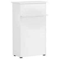 Stehpult Empfangstresen 660 Weiß ca. 65,8x110,5x44cm - Weiß, MODERN, Holzwerkstoff (65,8/110,5/44cm) - MID.YOU