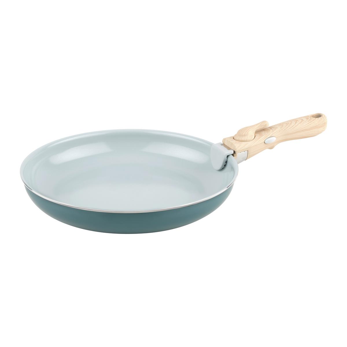 Tigaie pentru prăjit Click&Cook, cca.28cm - verde, Konventionell, metal (28/4,8cm) - Mömax