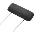 Nackenstütze in Grau - Dunkelgrau, Textil/Metall (60cm) - PREMIUM LIVING