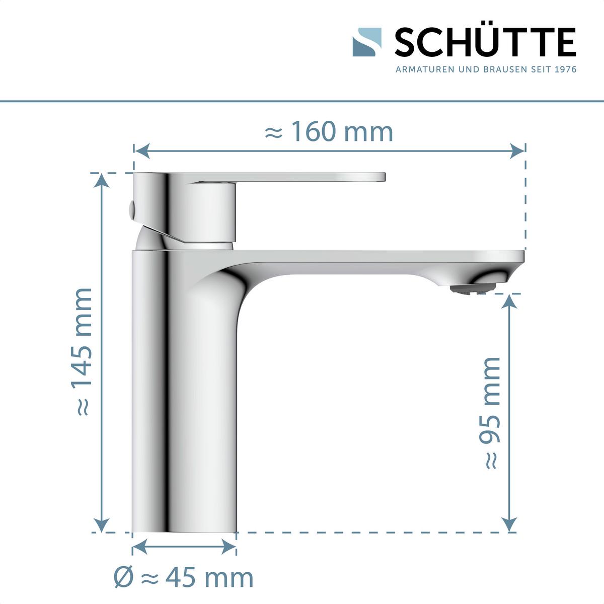 Badarmatur Montana Chromfarben - Chromfarben, Metall (4,5/14,5/16cm) - Mömax
