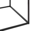 SOFFBORD KUBO -BASED- - svart, Modern, metall/glas (60/60/38cm) - Based