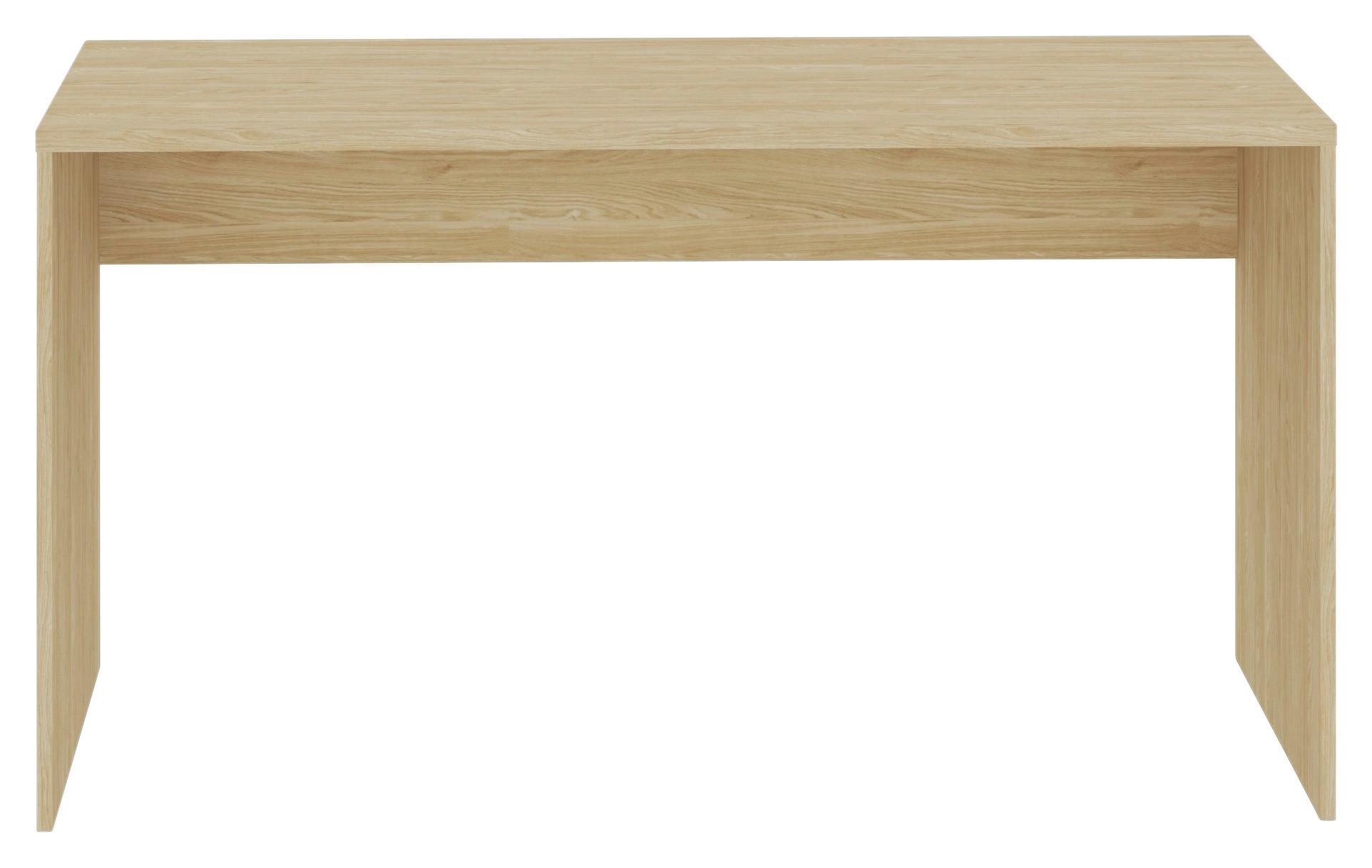 Pisalna Miza Unit - barve hrasta, Konvencionalno, leseni material (135/73/54,5cm) - Based