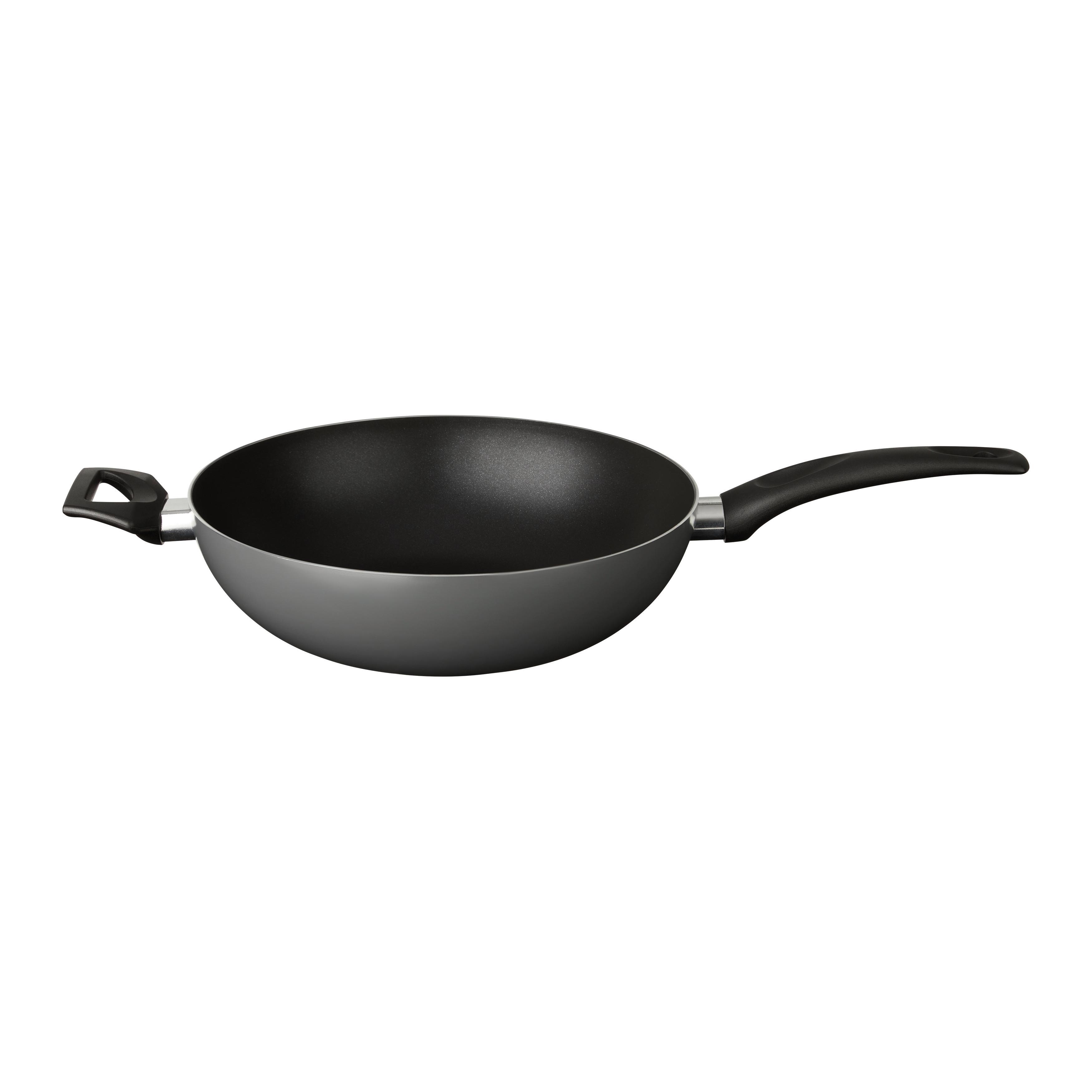 WOK RONNY - grå/svart, Klassisk, metall (28/8cm) - Based