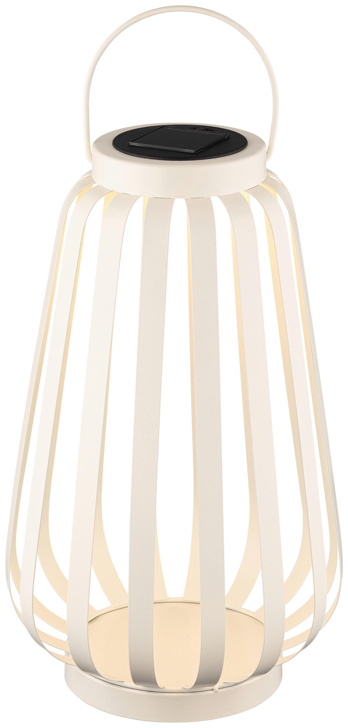 Svjetiljka Solarna Hoch - bijela, Romantično / ladanjski, metal/plastika (22/37,5-45,5cm) - Mömax