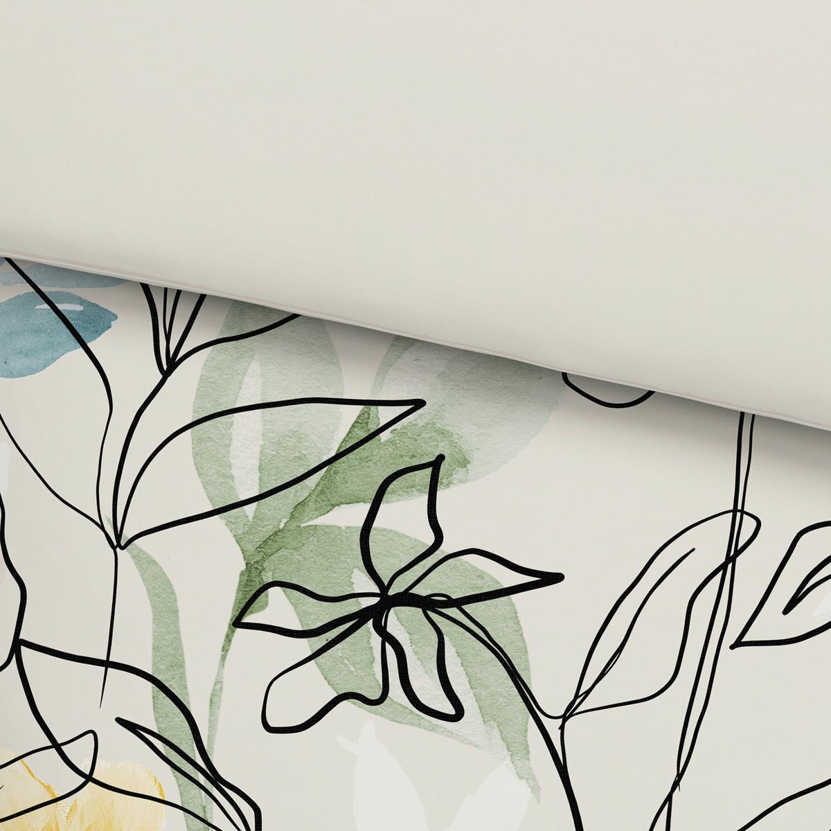 BETTWÄSCHESET FLORENTINA - Weiss, Konventionell, Textil (160/210cm) - Modern Living