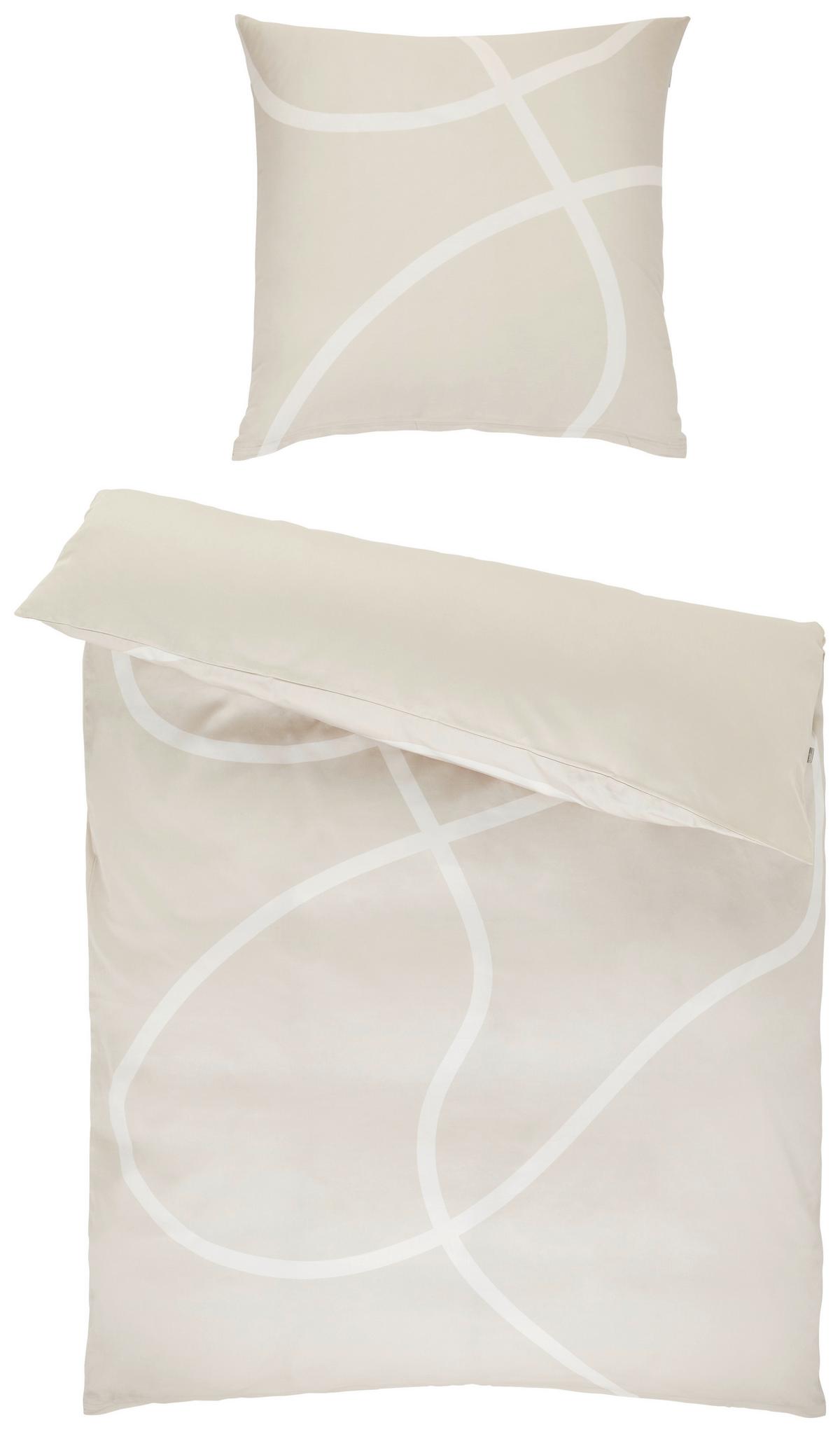 POŚCIEL DWUSTRONNA JUSTB! SWING - beżowy/kremowy, Design, tkanina (135/200cm) - Musterring