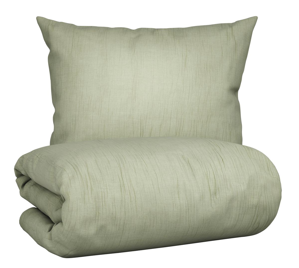 BETTWÄSCHESET MELANIA - Grün, Lifestyle, Textil (160/210cm) - Modern Living