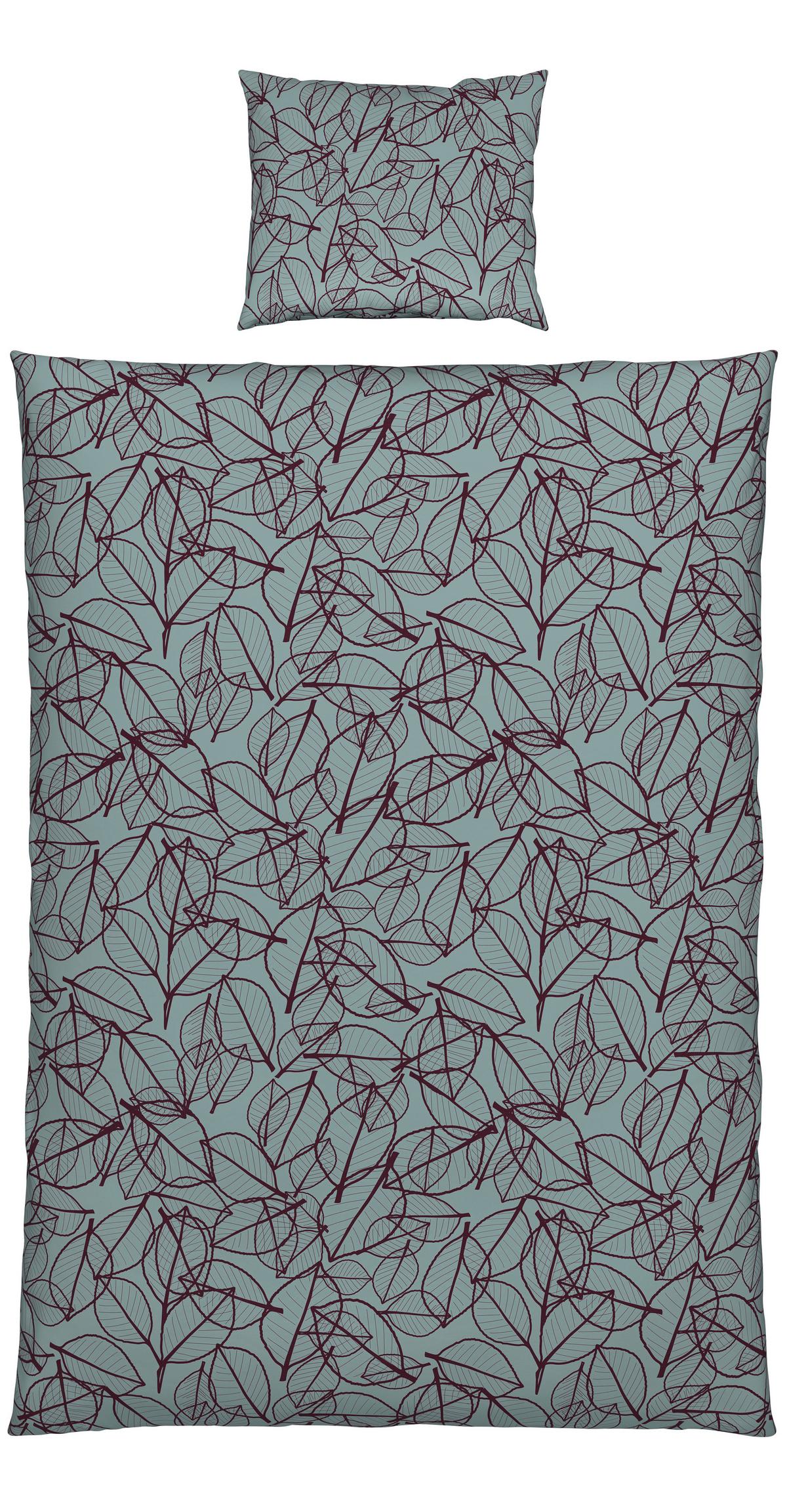 LINGE DE LIT BLÄTTERWALD - Grün, Modern, Textil (160/210cm) - Modern Living