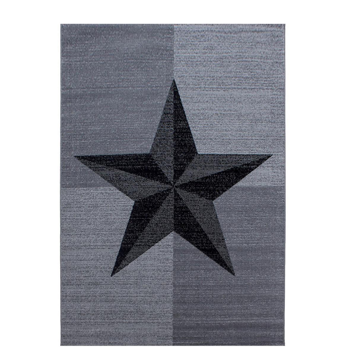 Tkana Preproga Plus, Siva, 140x200cm - siva, Basics, tekstil (140/200cm) - Novel