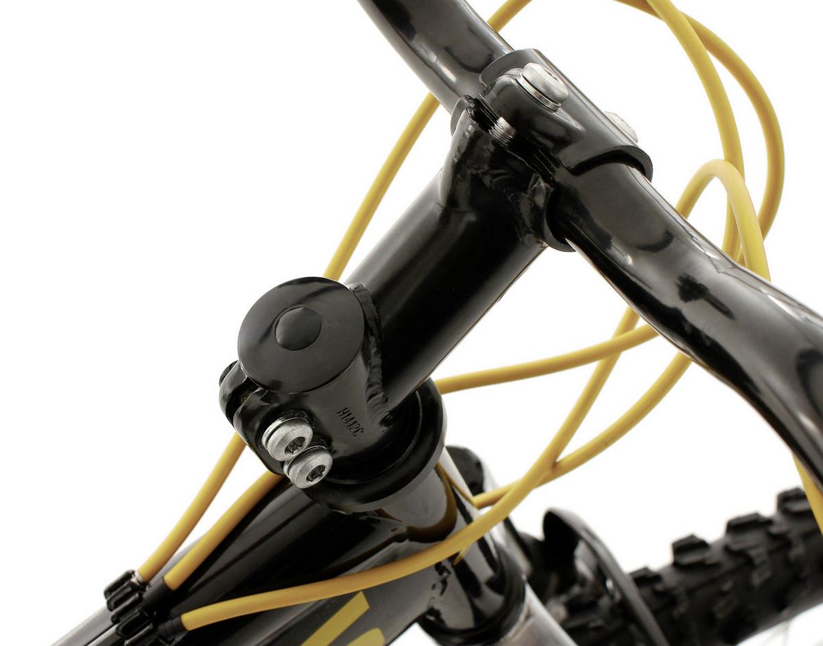 KINDERFAHRRAD MTB Fully 24" Bliss RH 38cm - Gelb/Schwarz, Basics, Metall (180/70/80cm) - Atrigo