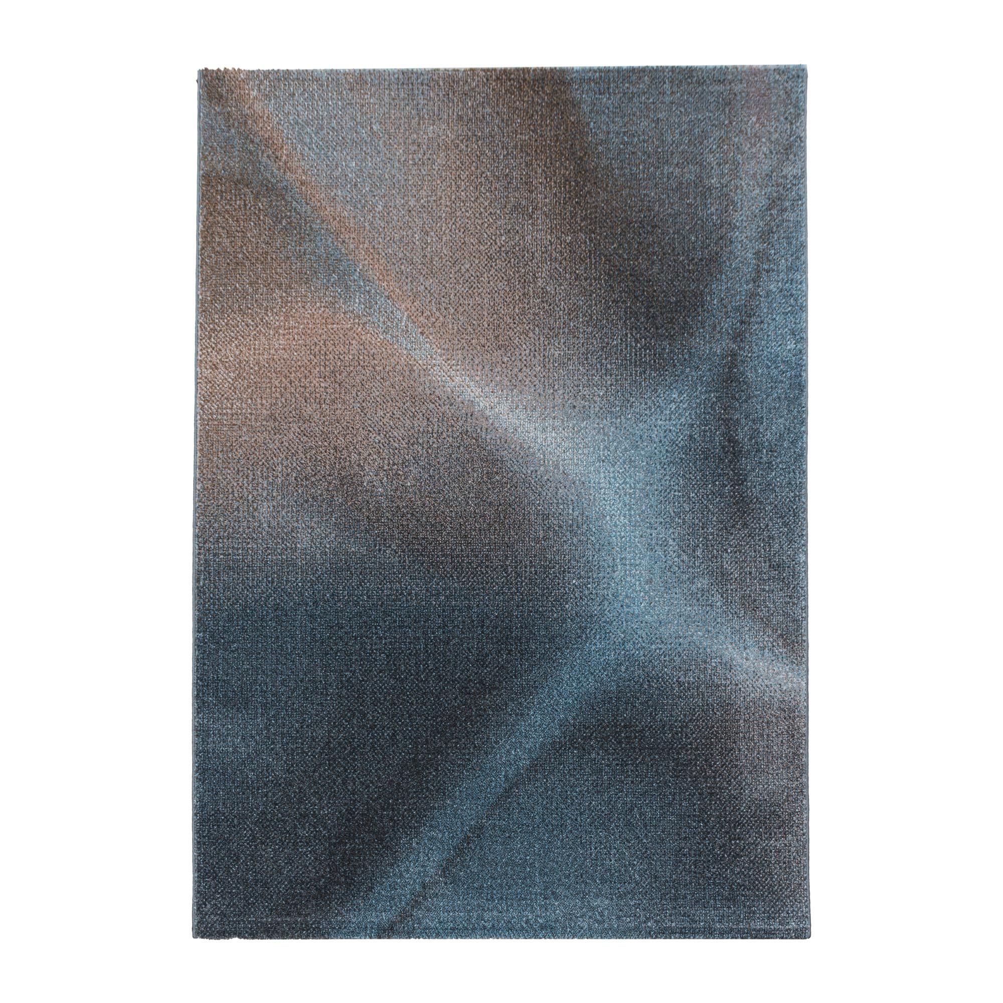 Webteppich Efor Blau ca. 80x250cm - Blau, Design, Textil (80/250cm)
