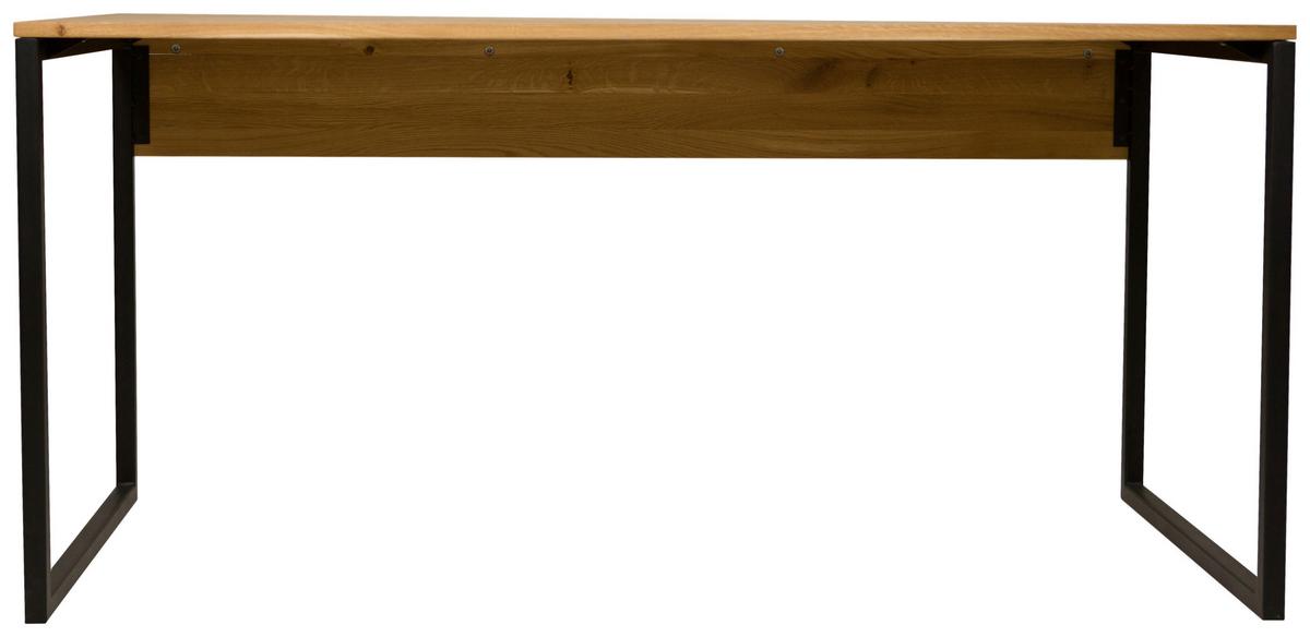 Schreibtisch Albero Naturfarben/Schwarz - Schwarz/Naturfarben, Modern, Holz/Metall (160/75/70cm) - Mömax