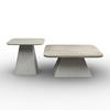 COUCHTISCH THIAGO - Creme, MODERN, Holzwerkstoff/Stein (55/34/55/34/32/46cm) - Bessagi Home