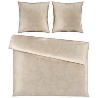Bettwäsche Amal XXL Beige ca. 200x200cm - Beige, ROMANTIK / LANDHAUS, Textil (200/200cm) - Modern Living