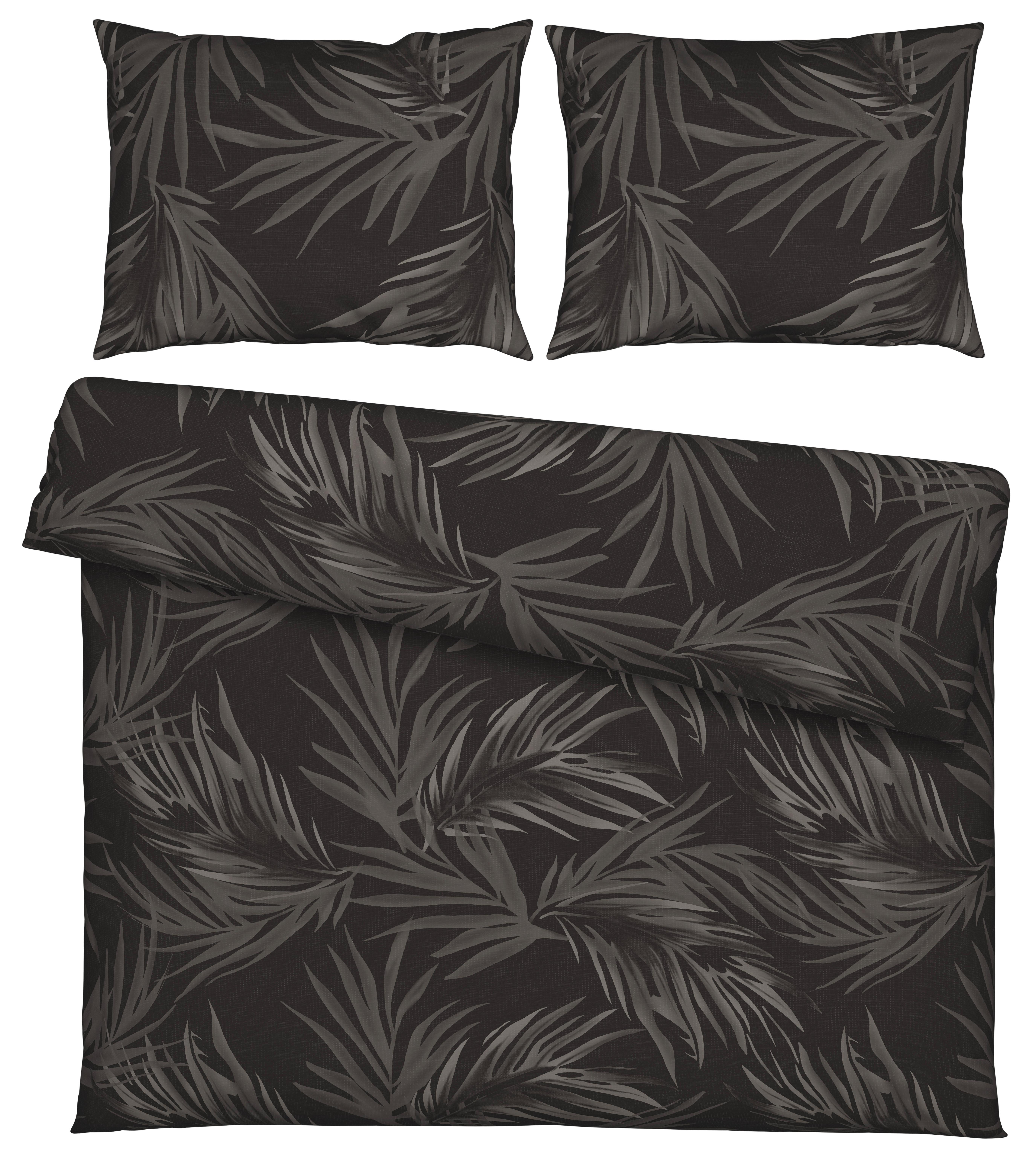 Lenjerie de pat Mila XXL - antracit/negru, Lifestyle, textil (200/220cm) - Modern Living