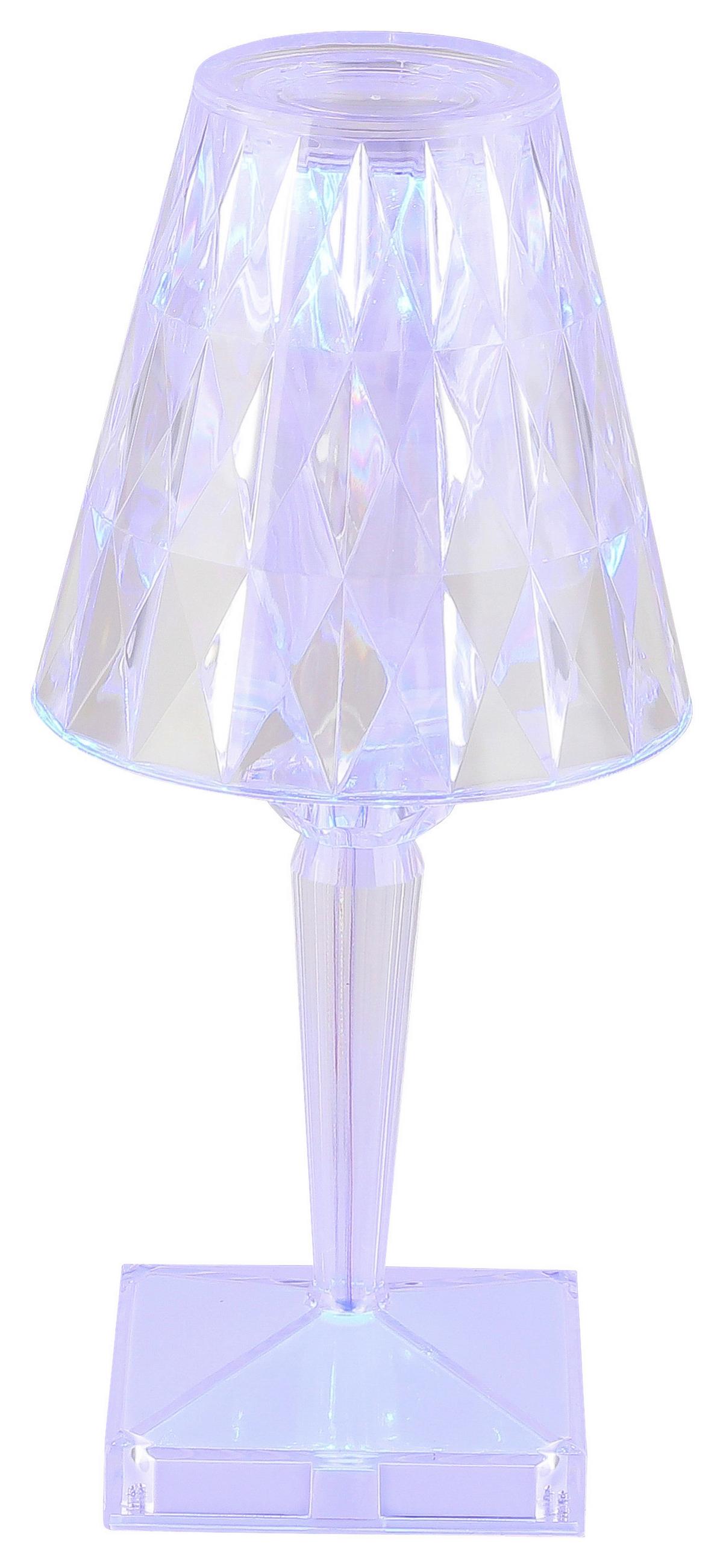 Led Asztali Lámpa Tulio - áttetsző, műanyag (12/26cm) - Modern Living