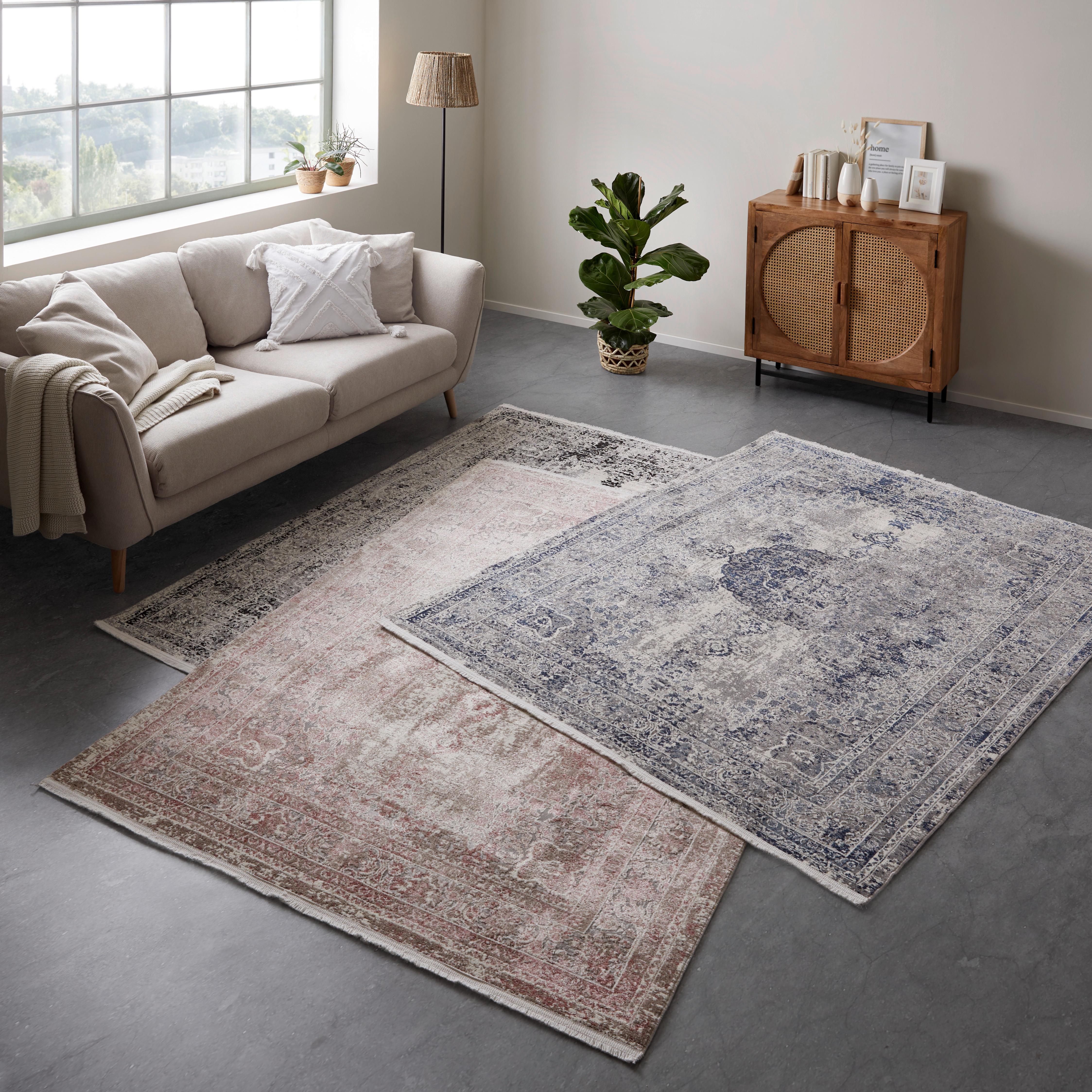 VÄVD MATTA MARCUS 1 - rosa, textil (80/150cm) - Mömax