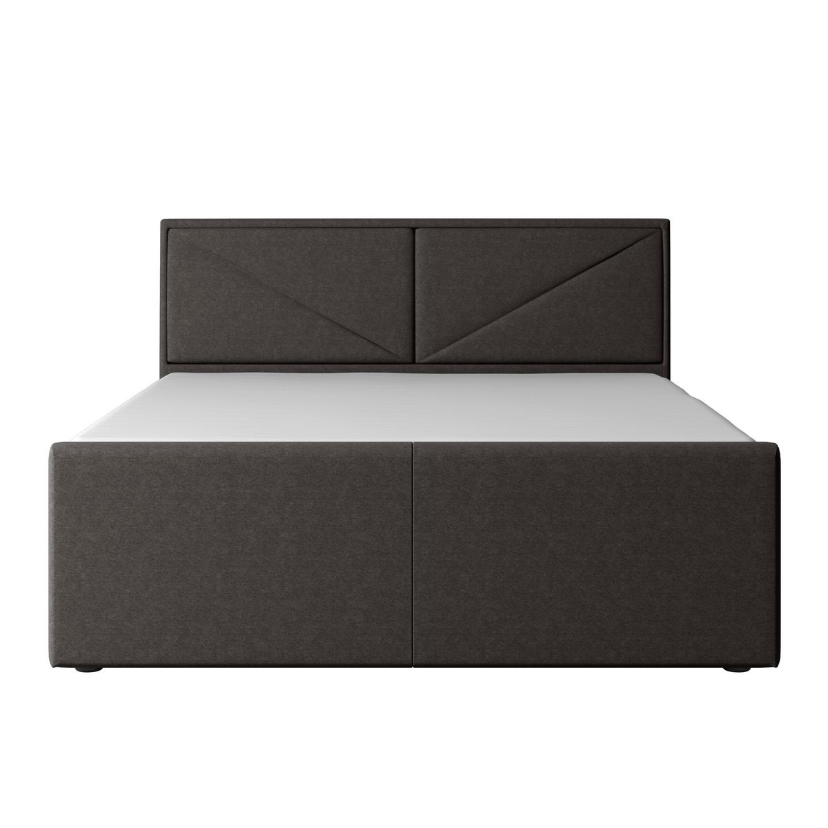 Bospringbett Lima ca. 180x200 cm Anthrazit - Anthrazit, MODERN, Holz/Kunststoff (180/200cm) - MID.YOU