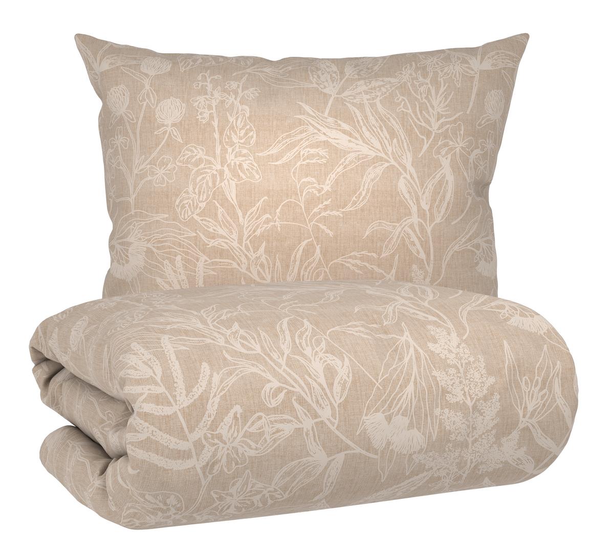 Lenjerie de pat Tylpur cca. 140x200/50x70 cm - bej, textil (200/140cm) - Mömax