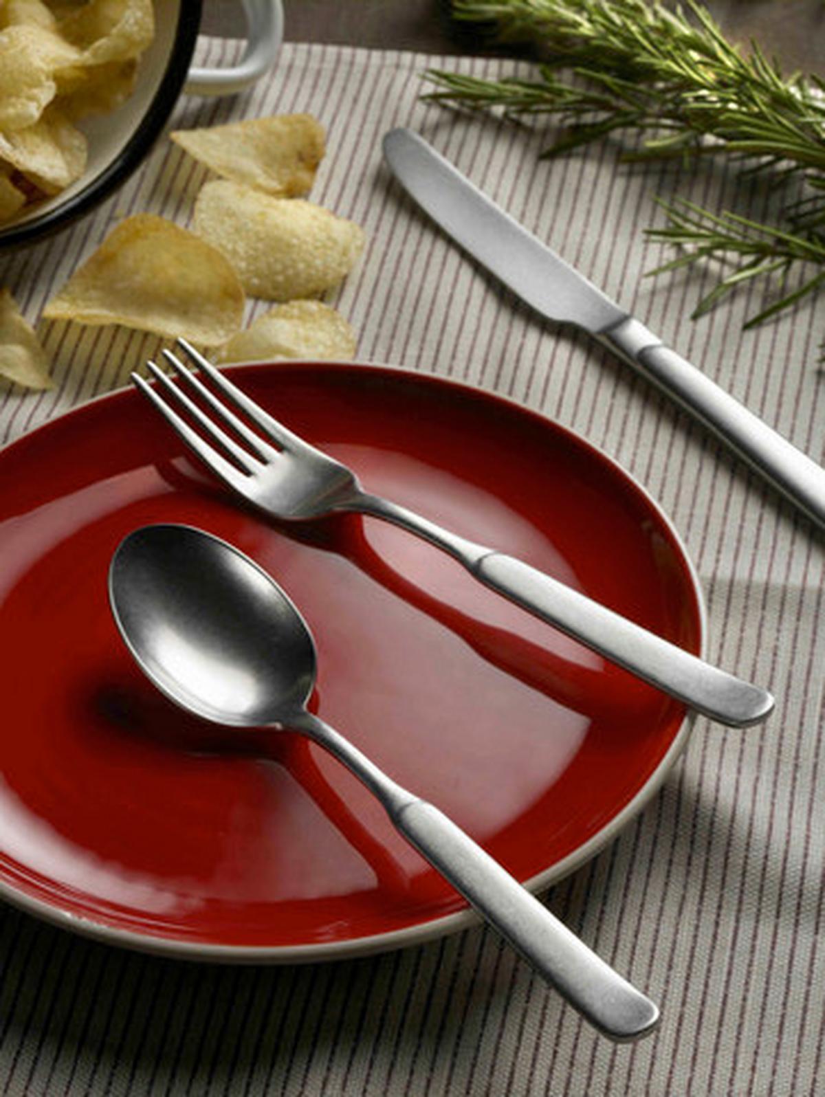 Jedilni Pribor Casali, 24-Delni - barve nerjavečega jekla, Basics, kovina (25,5/7/5,3cm) - Pintinox