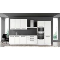 Blok Kuhinja S Aparatima Line 360 - bijela/siva, Konvencionalno, drvo/metal (360/216-240/60cm)