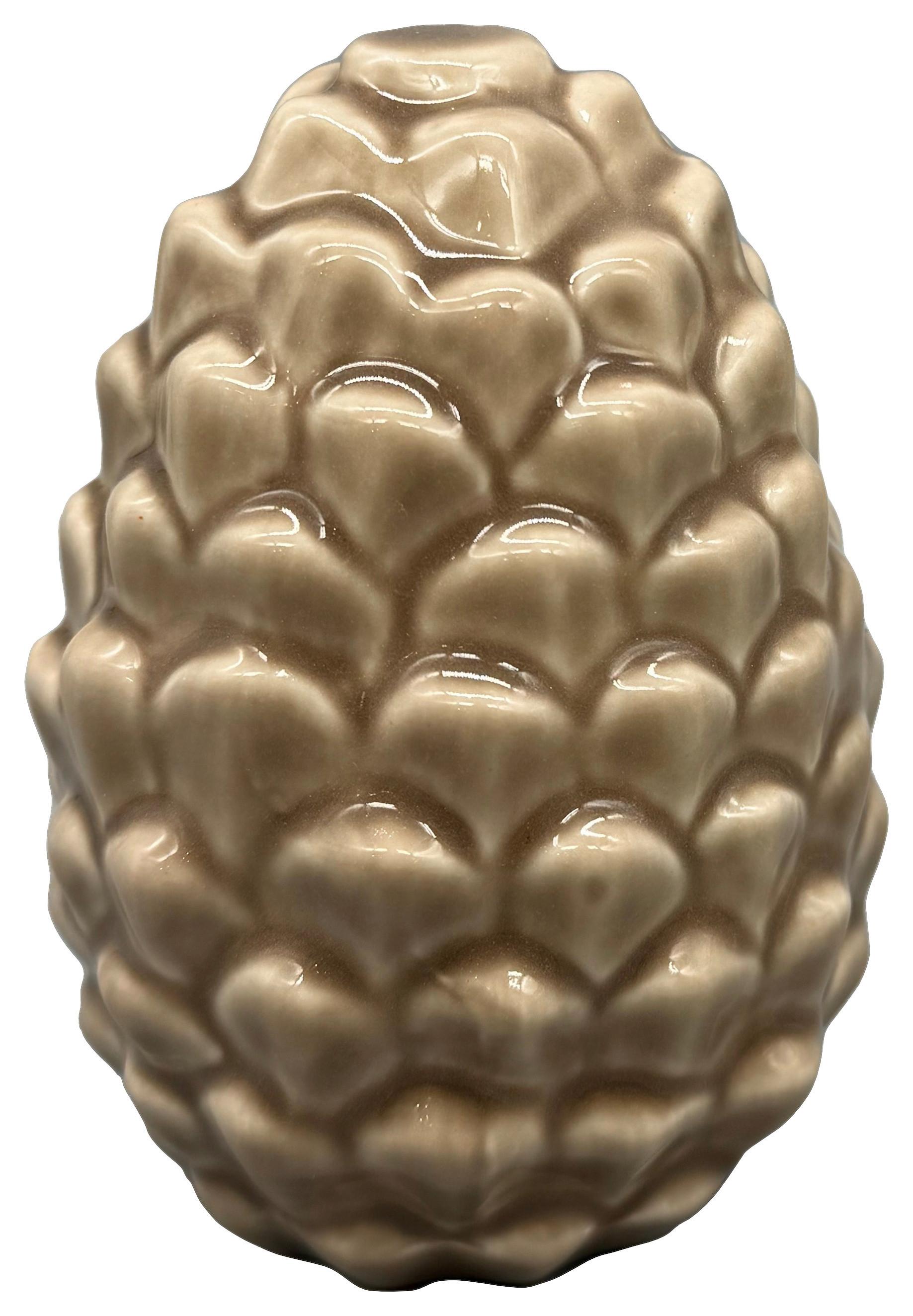 Tannenzapfen Pinecone Braun ca. 7cm Höhe - Braun, KONVENTIONELL, Keramik (5,5/7cm) - Mömax