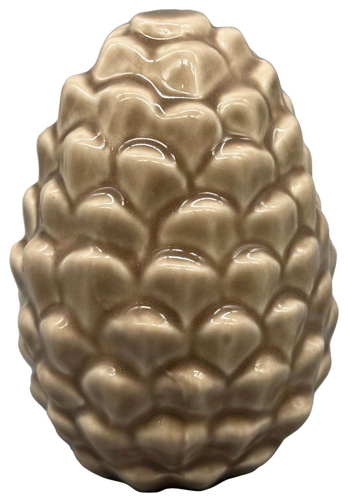 Tannenzapfen Pinecone Braun - Braun, KONVENTIONELL, Keramik (5,5/7cm) - Mömax