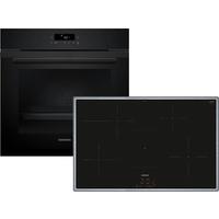 Backofenset PQ225IA00Z Schwarz - Schwarz, MODERN, Glas/Metall (59,4/59,5/54,8cm) - Siemens