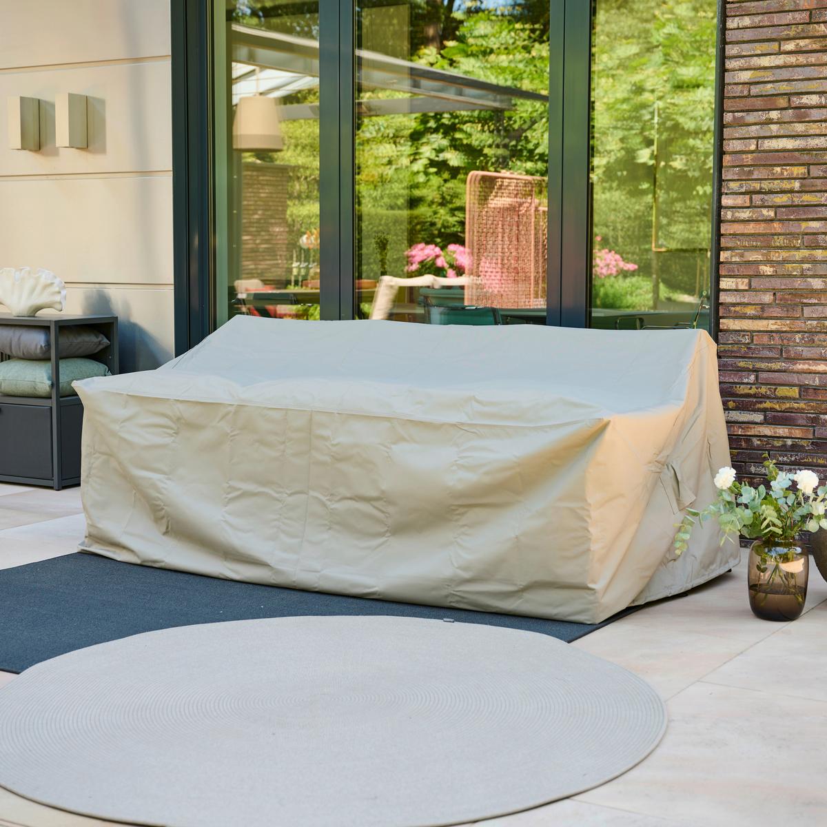 SCHUTZHÜLLE LOUNGEBANKHÜLLE - Beige, MODERN, Kunststoff (100/70/250cm) - Siena Garden