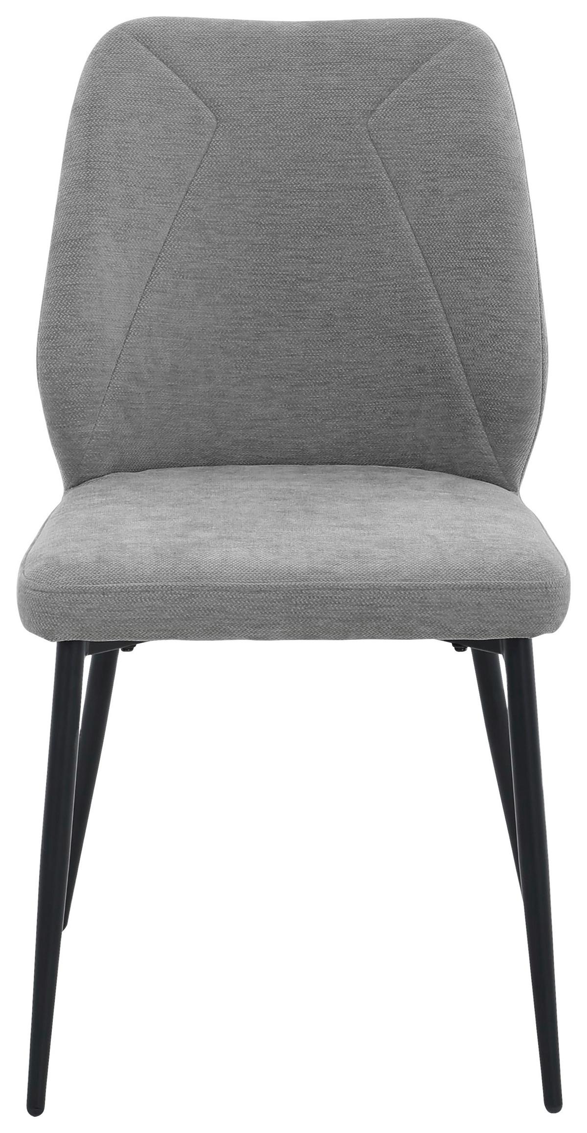 Stolica Tena - siva/crna, Basics, metal/tekstil (46,5/86,5/59cm) - Based