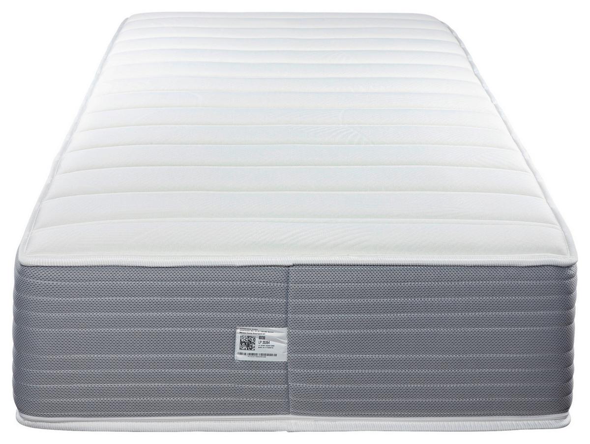 Viscomatratze Boxlike 30 Air H2/3 ca. 90x200cm - Hellgrau/Weiß, Basics, Textil (90/200cm) - MID.YOU