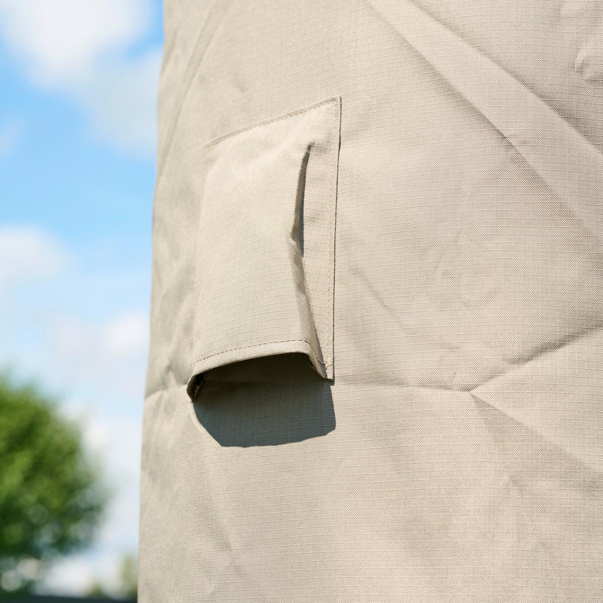 SCHIRMHÜLLE PLUS SCHIRM SCHUTZHÜLLE - Beige, MODERN, Kunststoff (60/250/60cm) - Siena Garden