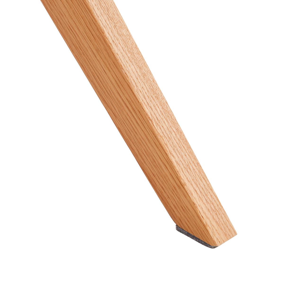KRZESŁO Z PODŁOKIETNIKAMI SLIDE - kolor dębowy/oliwkowa zieleń, Modern, metal/drewno (58/91/63,5cm) - Livetastic