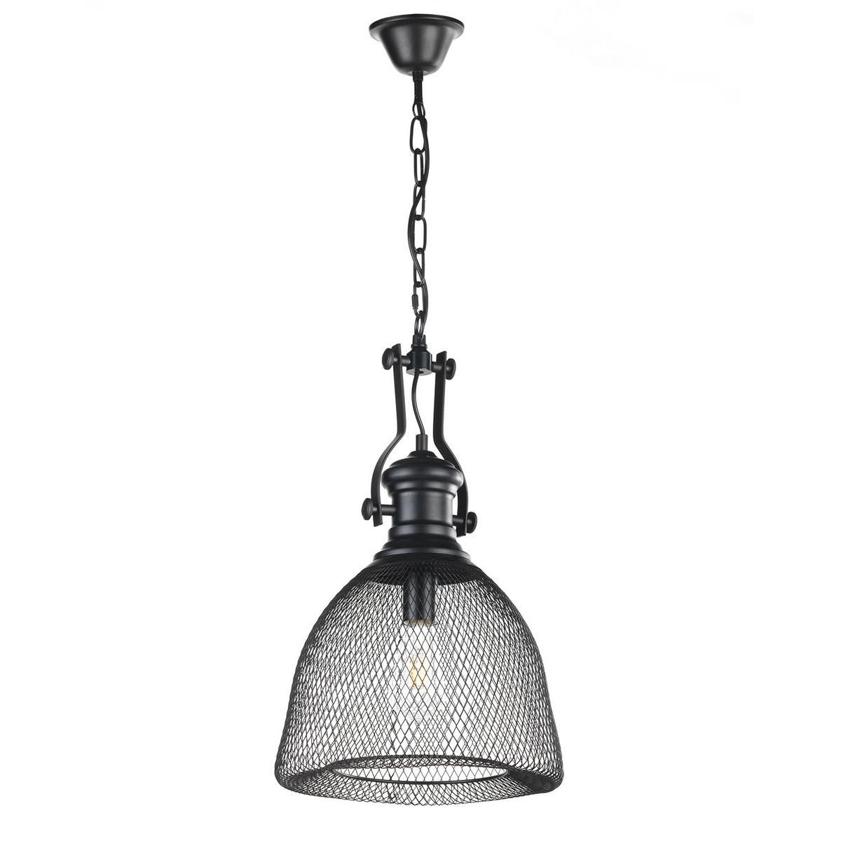 Hängeleuchte Grammy Schwarz nax. 22 Watt - Schwarz, KONVENTIONELL, Metall (32/90cm)